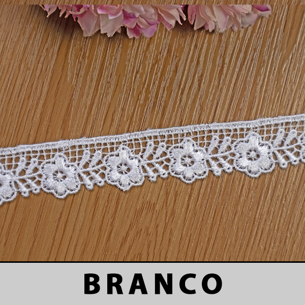 Renda Guipir Branca LA-801227 (2,5cm - 13,70m)