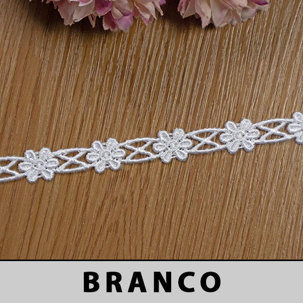 Renda Guipir Branca LA-122262 (1,5cm - 13,70m)