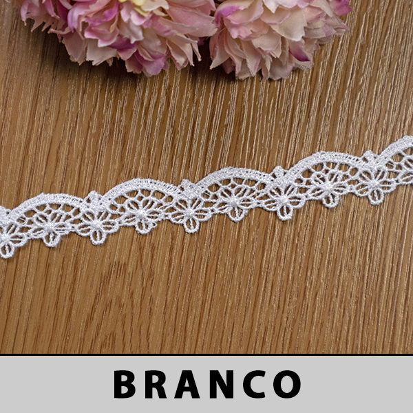 Renda Guipir Branca LA-800703 (1,5cm - 13,70m)