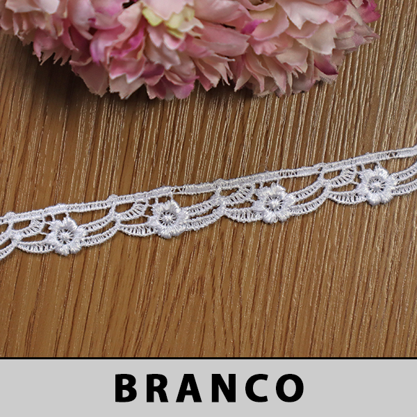 Renda Guipir Branca LA-801219 (1,5cm - 13,70m)