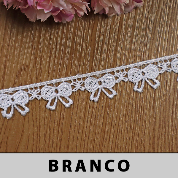 Renda Guipir Branca LA-801018 (2,0cm - 13,70m)