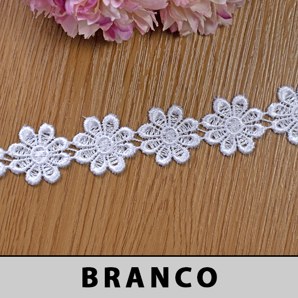 Renda Guipir Branca LA-132168 (2,5cm - 13,70m)