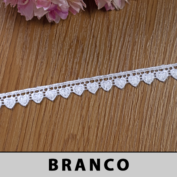 Renda Guipir Branca LA-801224 (1,0cm - 13,70m)
