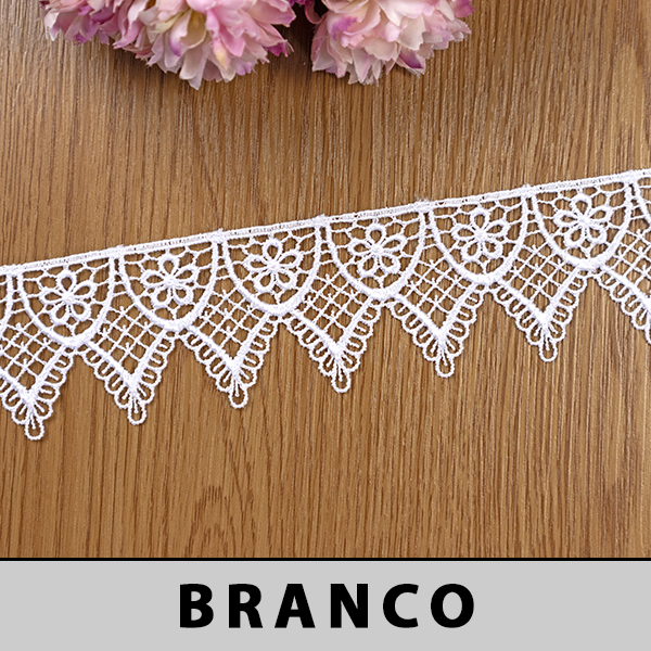 Renda Guipir Branca LA-801323 (5,0cm - 13,70m)
