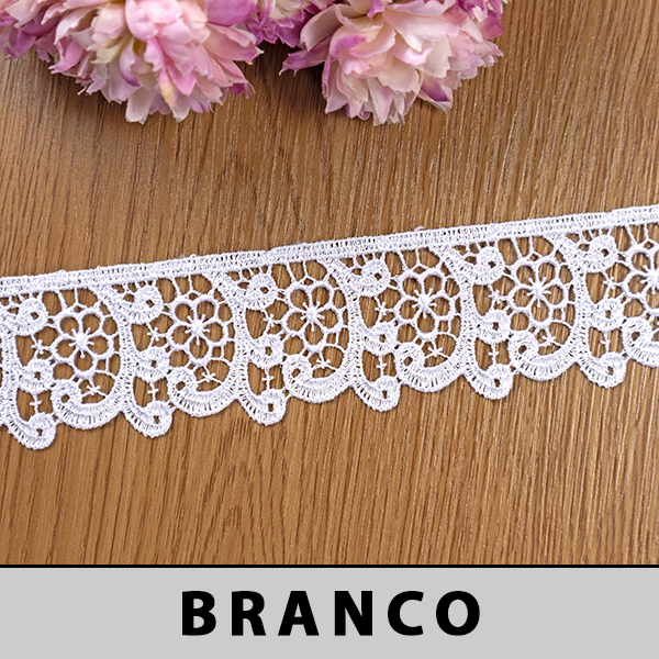 Renda Guipir Branca LA-102842 (4,0cm - 13,70m)