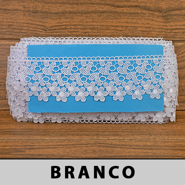 Renda Guipir Branca CH-4270 (6,5cm - 13,70m)