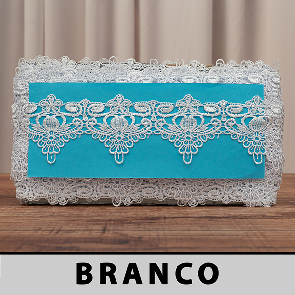 OFERTA - Renda Guipir Branca CH-4739 (5,5cm - 13,70m)
