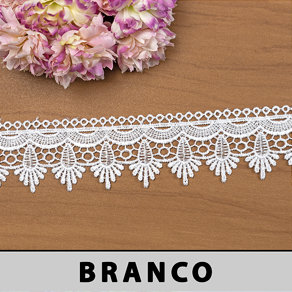 Renda Guipir Branca CH-4831 (5,0cm - 13,70m)