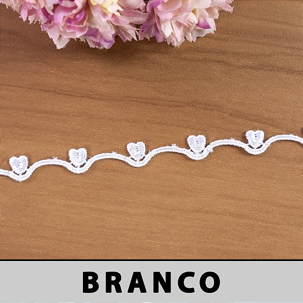 Renda Guipir Branca CH-4771 (1,0cm - 13,70m)