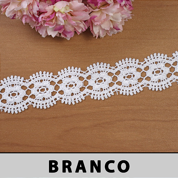 Renda Guipir Branca CH-4819 (3,5cm - 13,70m)