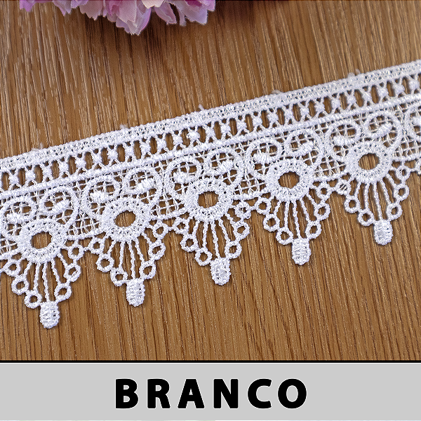 Renda Guipir Branca CH-4828 (5,5cm - 13,70m)