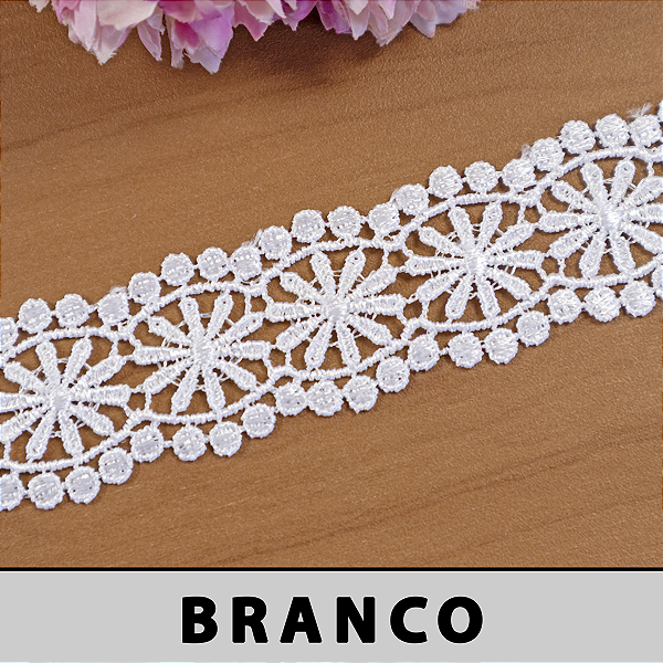 Renda Guipir Branca CH-4816 (3,5cm - 13,70m)