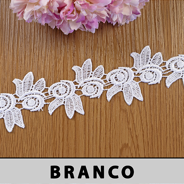 Renda Guipir Branca CH-4813 (4,0cm - 13,70m)