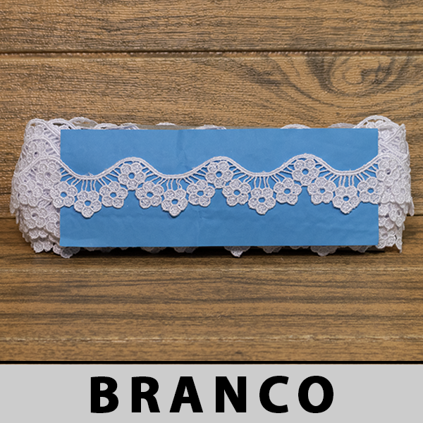 Renda Guipir Branca CH-4843 (4,0cm - 13,70m)