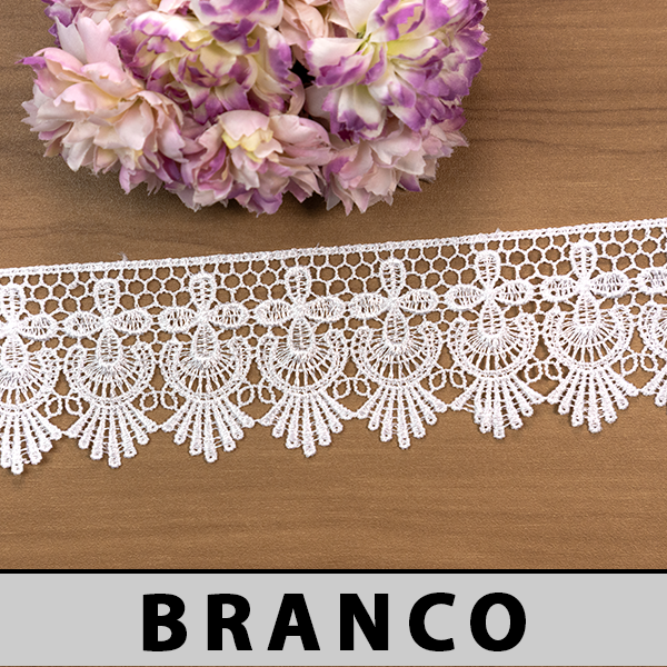 Renda Guipir Branca MH-2814 (5,5cm - 13,70m)