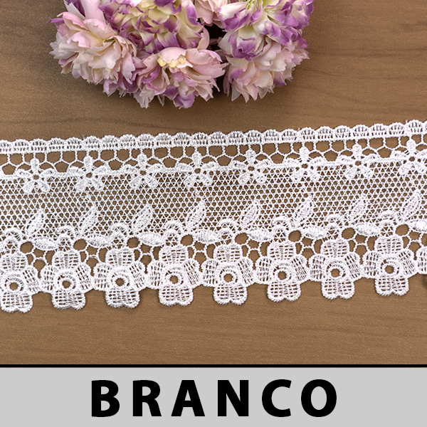 Renda Guipir Branca MH-3498 (8,5cm - 13,70m)