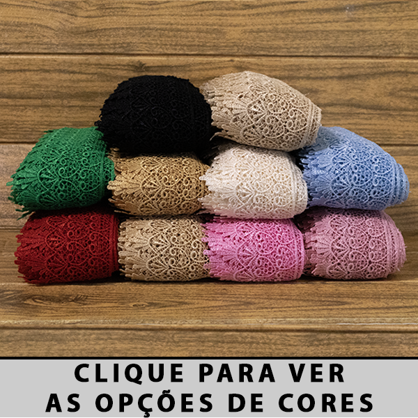 Renda Guipir Colorido CH-4759/C (9,0cm – 13,70m)