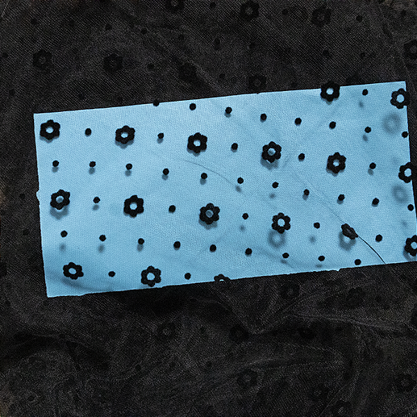 Poá Preto Flor e Bolinha CH-3118/P