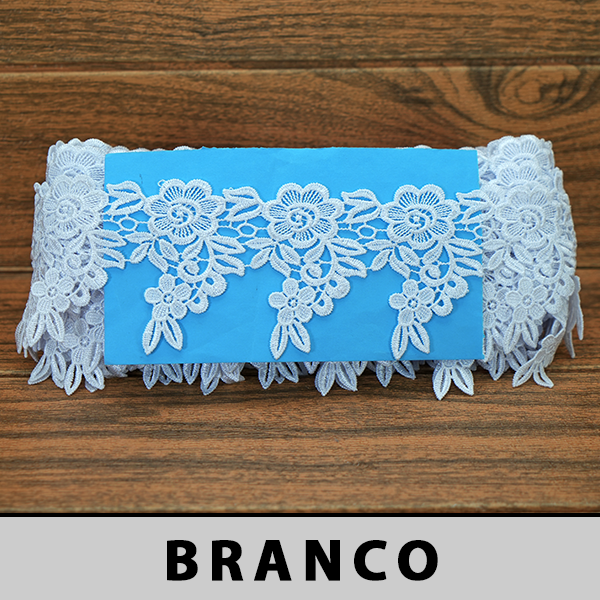 Renda Guipir Branca CH-3745 (8,0cm - 13,70m)