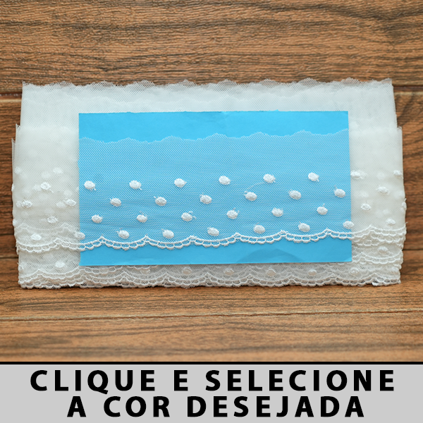 Tule Bordado CH-3238/C (7,5cm - 13,70m)