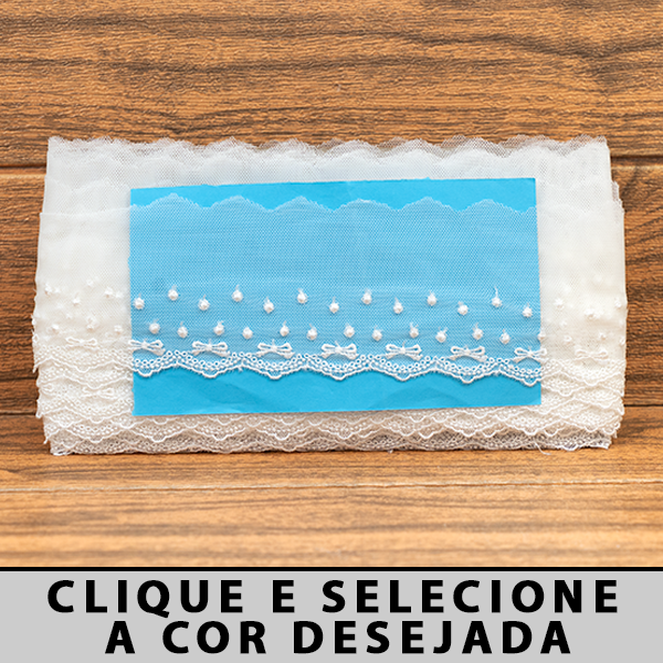 Tule Bordado CH-3156/C (8,0cm - 13,70m)