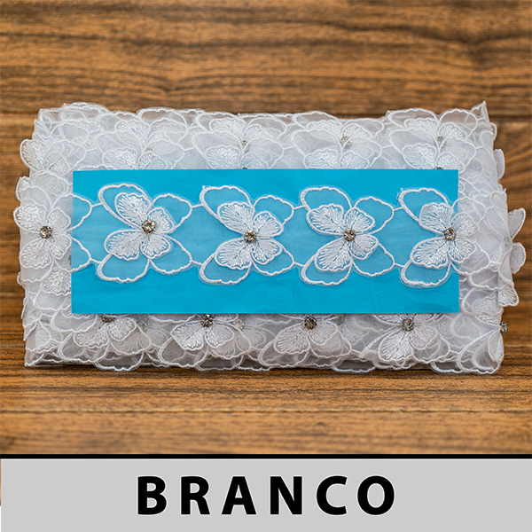 Renda Guipir 3D CH-3430/A (5,0cm de largura )