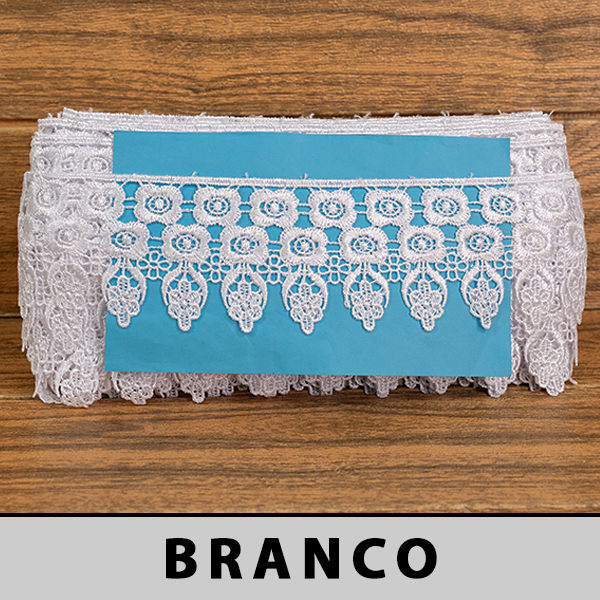 Renda Guipir Branca CH-4803 (7,5cm - 13,70m)