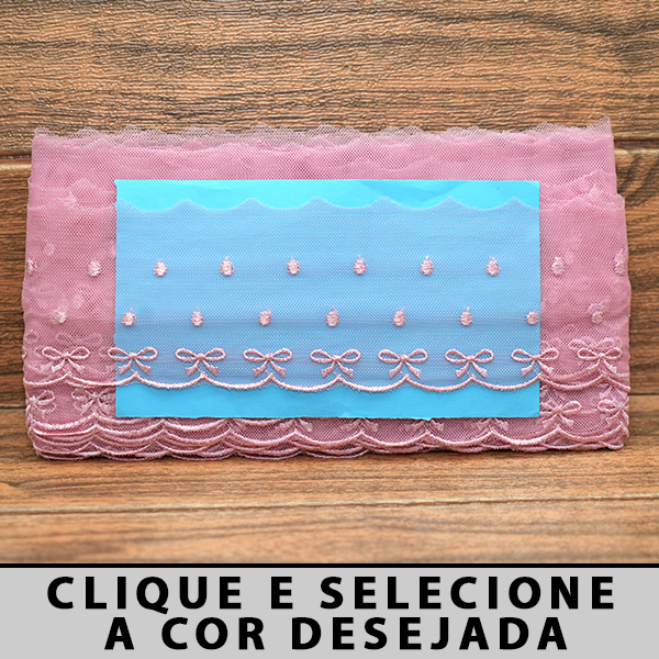 Tule Bordado CH-4758 (8,0cm - 13,70m)