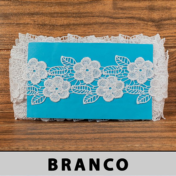 Renda Guipir Branca CH-4246 (7,5cm - 13,70m)