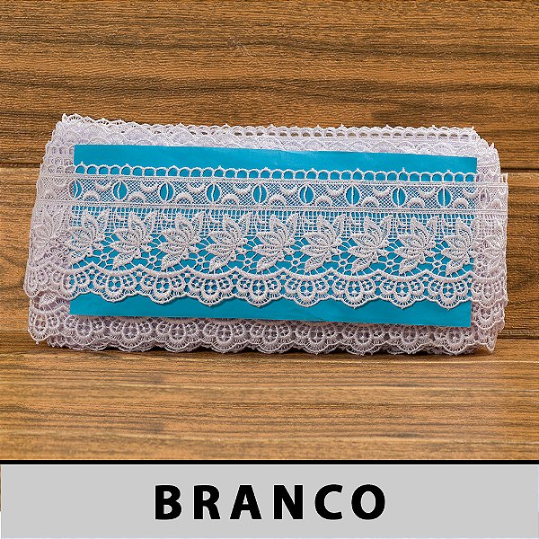Renda Guipir Branca LA-321564 (8,0cm - 13,70m)