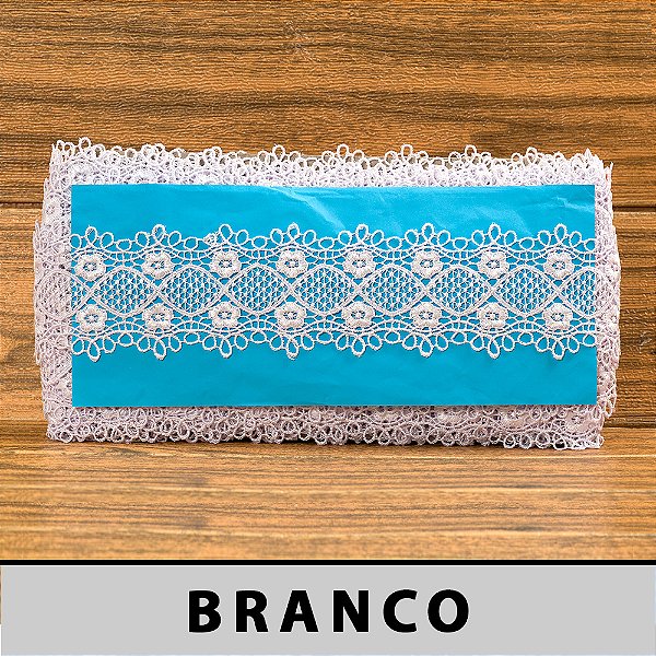 Renda Guipir Branca LA-904020 (6,5cm - 13,70m)