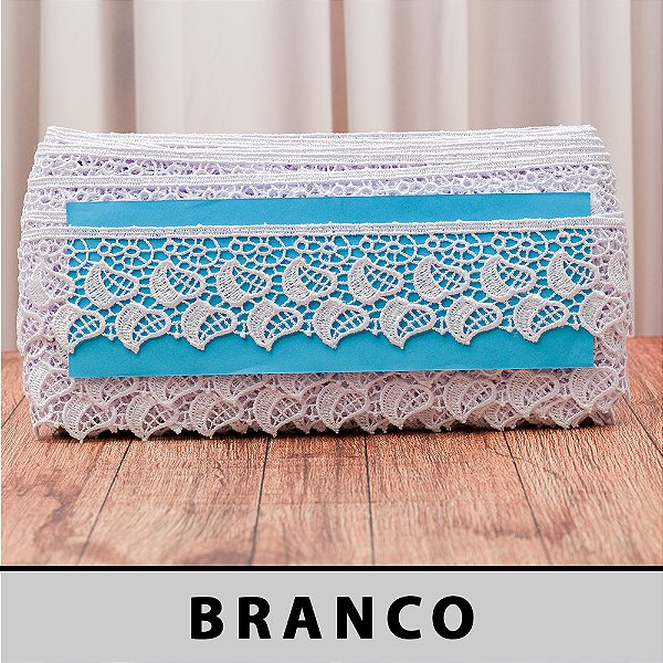 Renda Guipir Branca LA-904381 (5,5cm - 13,70m)