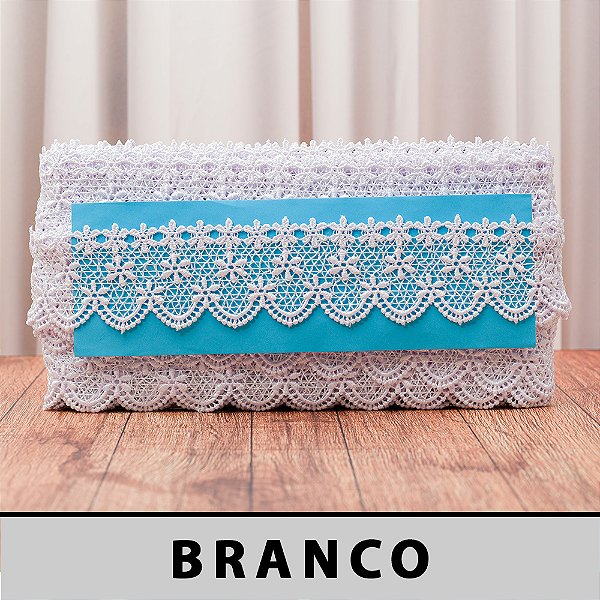 Renda Guipir Branca LA-904389 (5,5cm - 13,70m)