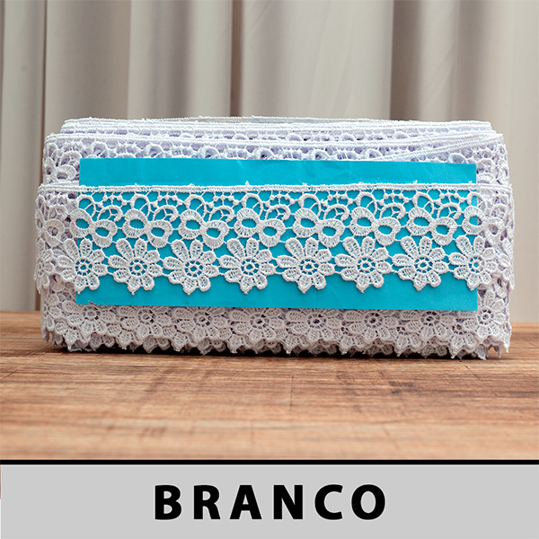 Renda Guipir Branca LA-904396(5,5cm - 13,70m)