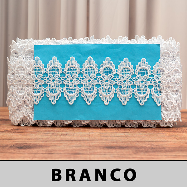 Renda Guipir Branca CH-4842 (7,5cm - 13,70m)