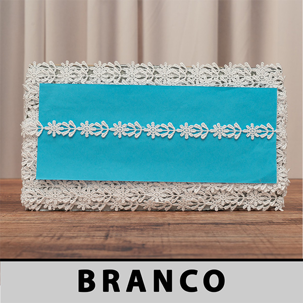OFERTA - Renda Guipir Branca CH-2817 (1,5cm - 13,70m)
