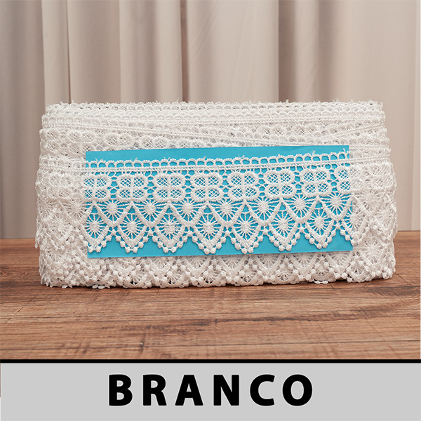 Renda Guipir Branca CH-4822 (7,5cm - 13,70m)