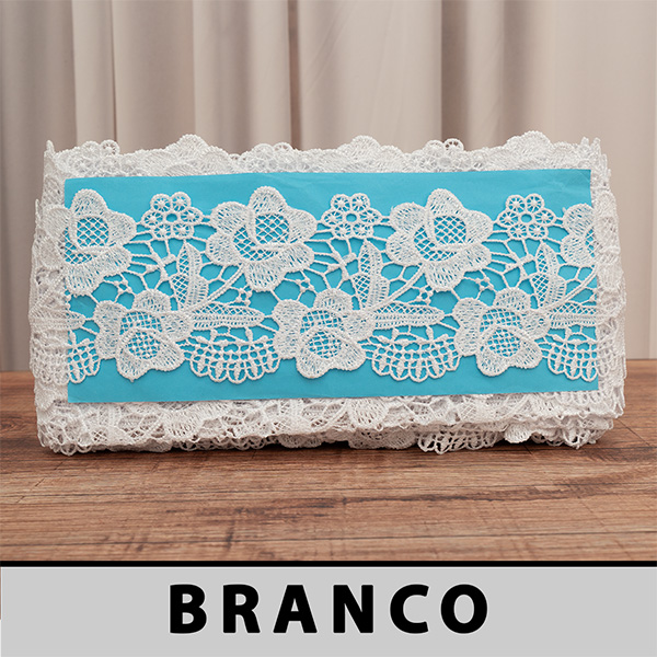 Renda Guipir Branca CH-4610 (8,5cm - 13,70m)