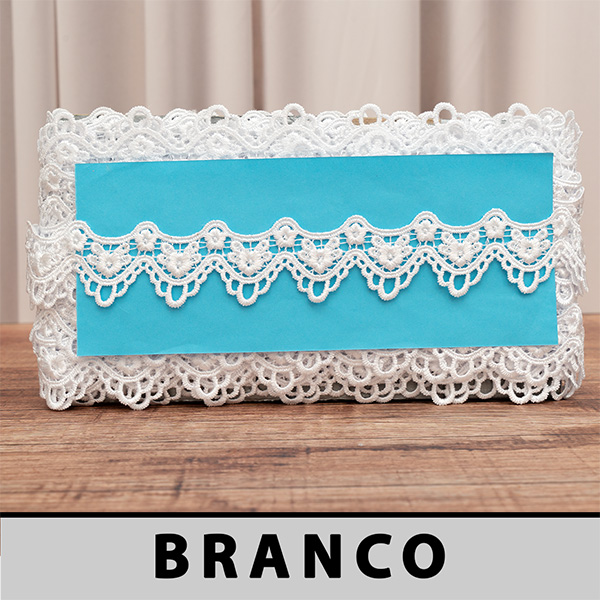 Renda Guipir Branca CH-8022 (3,5cm - 13,70m)