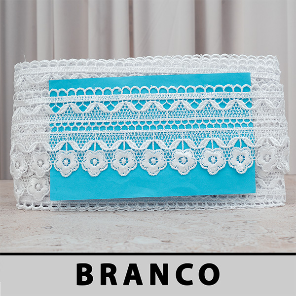 Renda Guipir Branca CH-4891 (8,5cm - 13,70m)