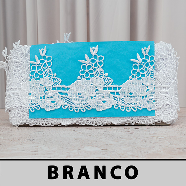 Renda Guipir Branca CH-4886 (10,0cm - 13,70m)