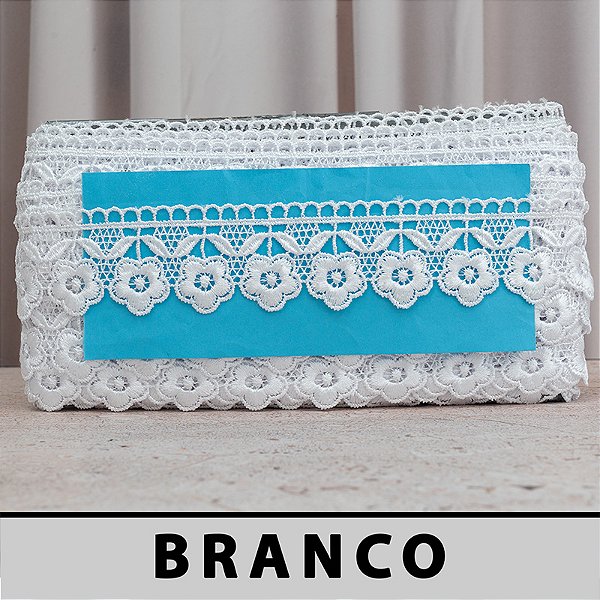 Renda Guipir Branca CH-4903 (4,0cm - 12,80m)