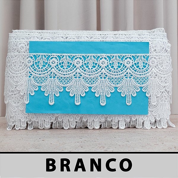 Renda Guipir Branca CH-4744 (8,0cm - 12,80m)