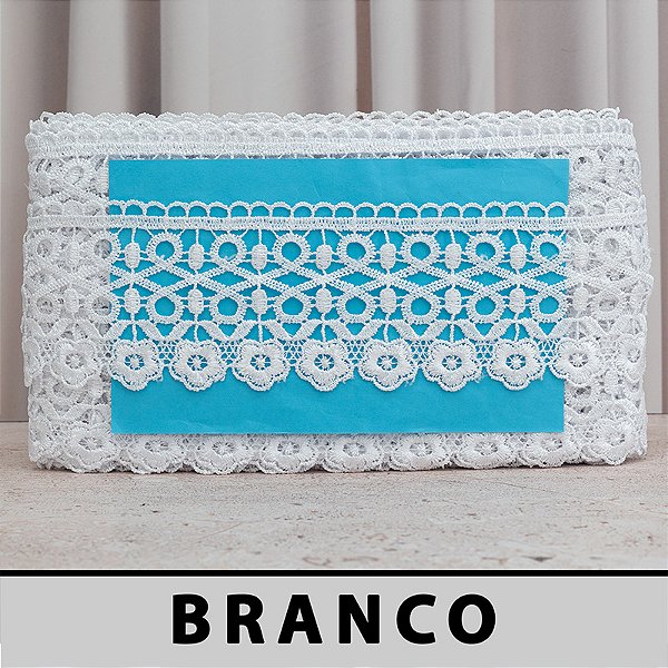 Renda Guipir Branca CH-4897 (8,0cm - 12,80m)