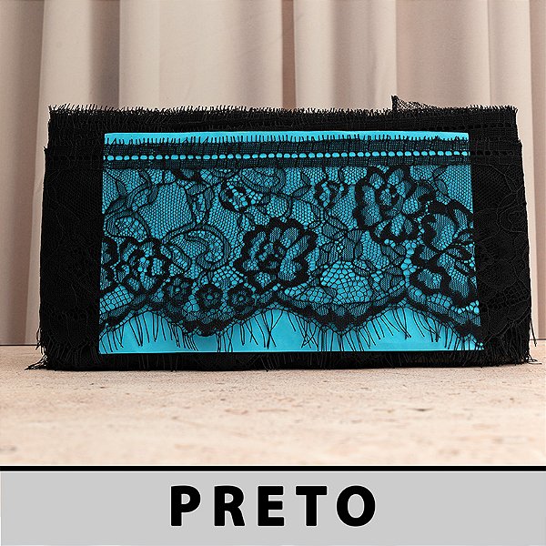 Renda Chantilly Preto CH-75177 (12,0cm - 3,0m)