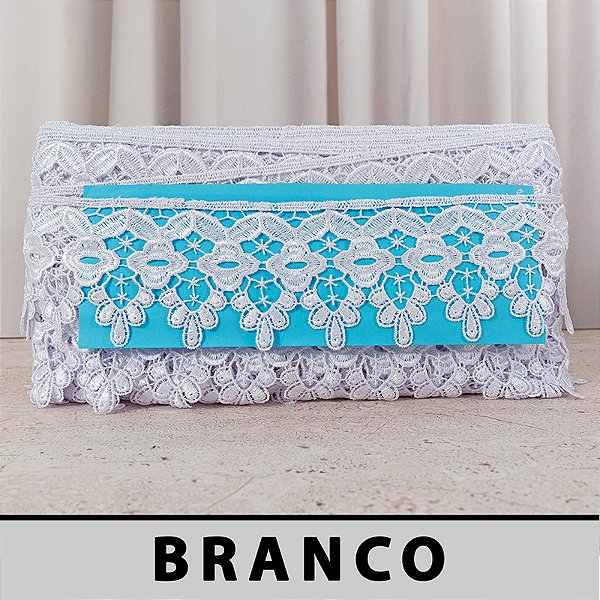 Renda Guipir Branca LA-801650 (7,0cm - 13,70m)