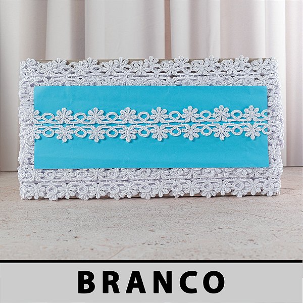 Renda Guipir Branca LA-132311 (3,5cm - 13,70m)