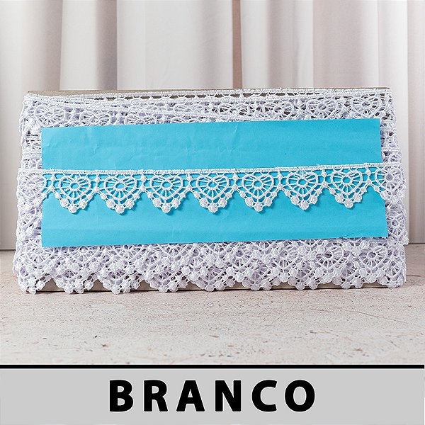 Renda Guipir Branca LA-801660 (3,0cm - 13,70m)