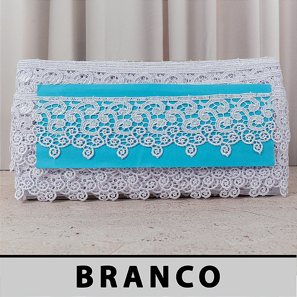 Renda Guipir Branca LA-127899 (6,0cm - 13,70m)