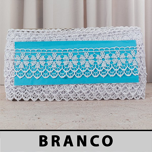 Renda Guipir Branca LA-801426 (5,5cm - 13,70m)